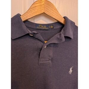 Polo Ralph Lauren Mens Navy Blue Short Sleeve Pique Polo Shirt Small Pony Logo